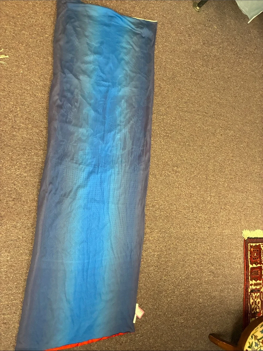 Pierre Louis Mascia Silk Blend Blouse Long Scarf